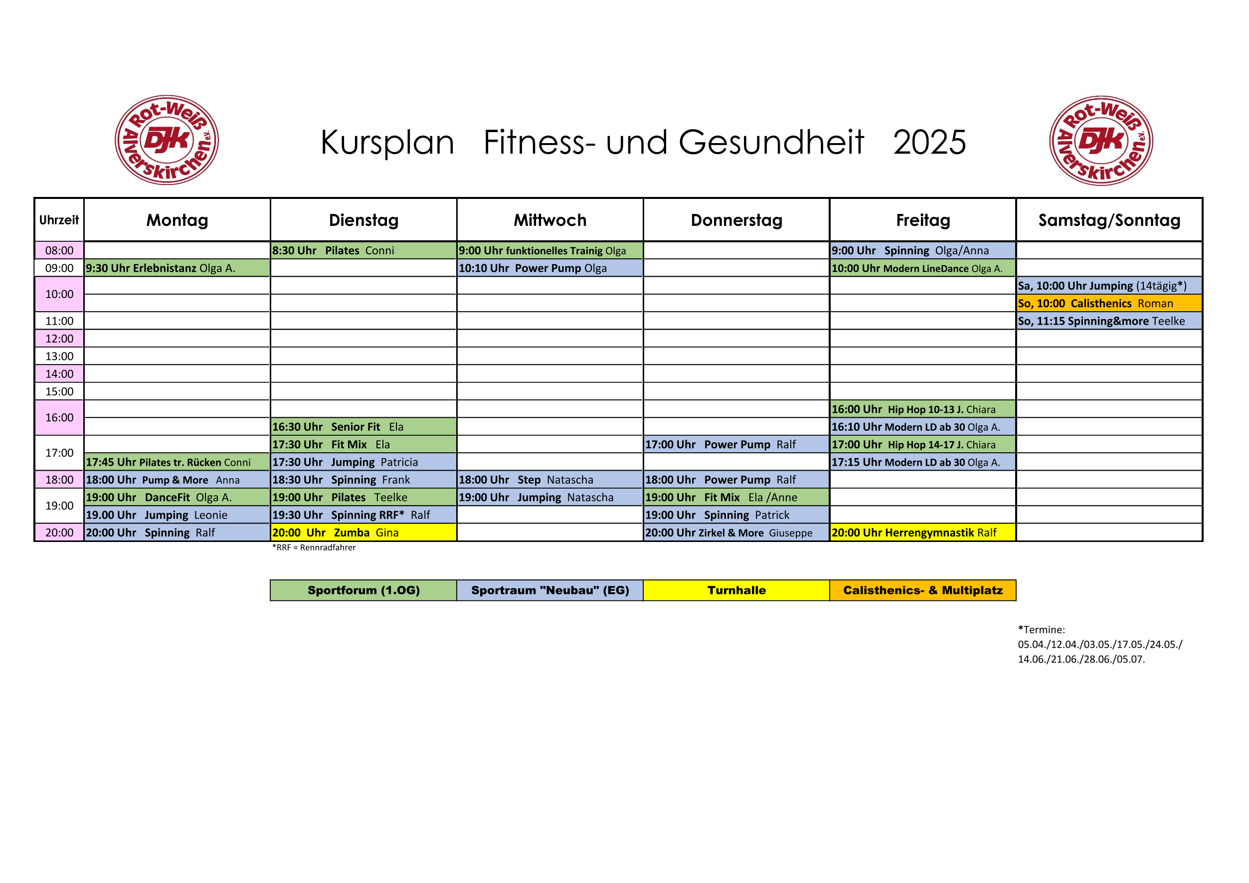 2025 04 Kursubersicht