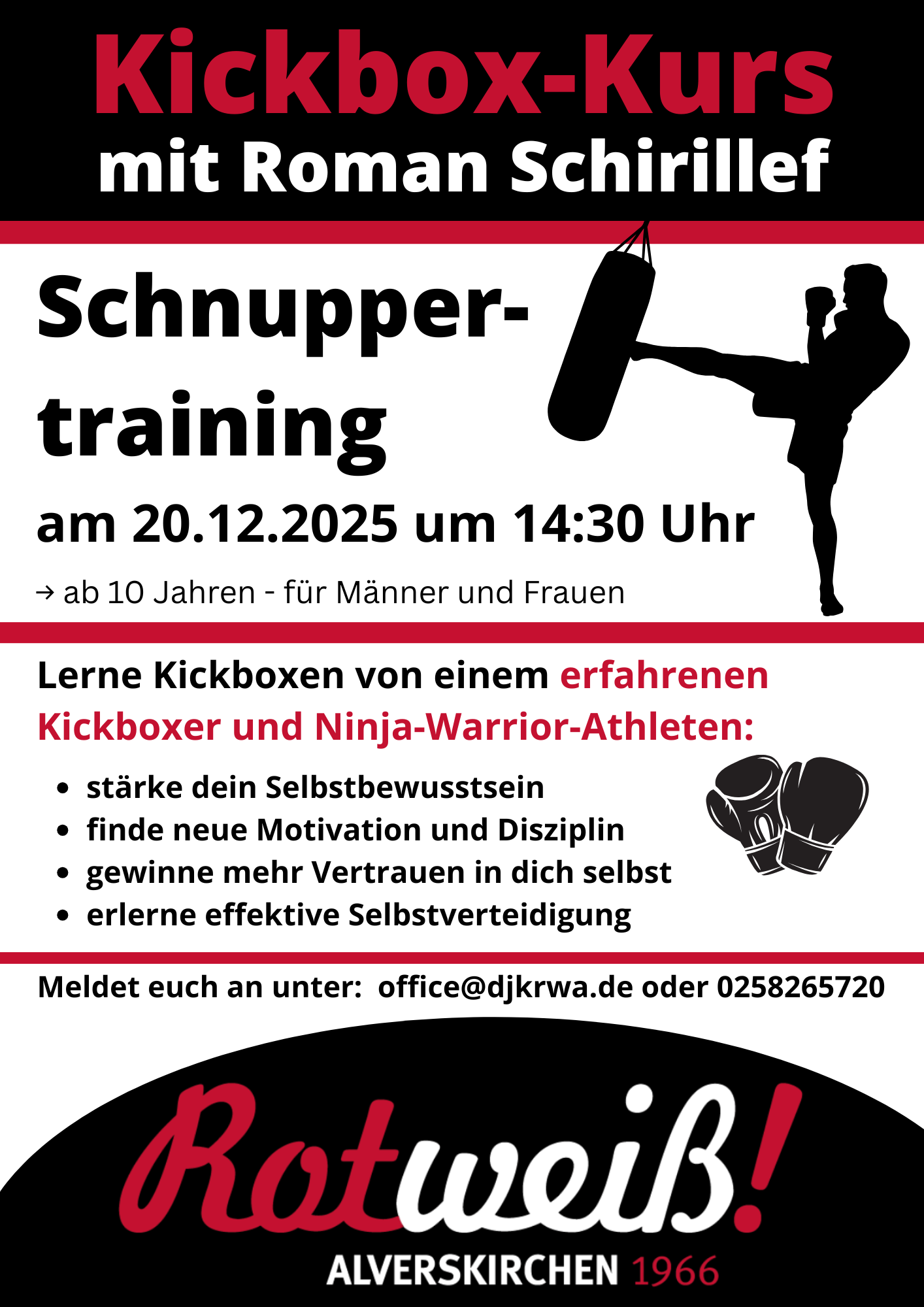 2025 12 20 Schnuppertraining Kickboxen