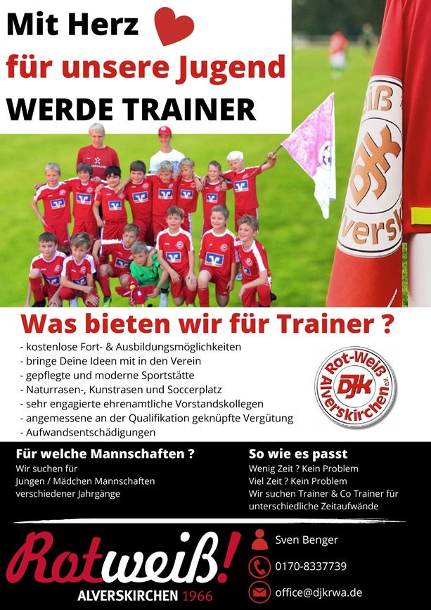 Mit Herz fr unsere Jugend WERDE TRAINER 1